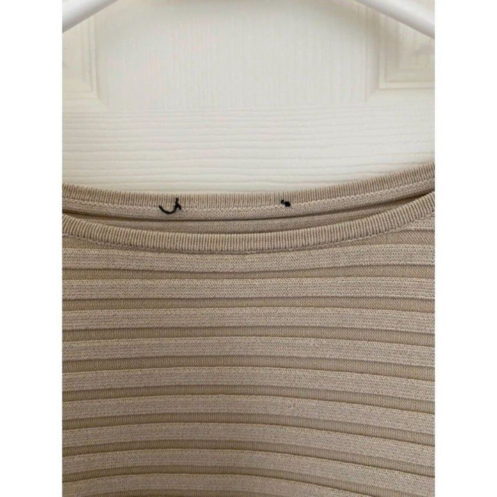 Tan Ribbed Top (Small) - Picture 2 of 3
